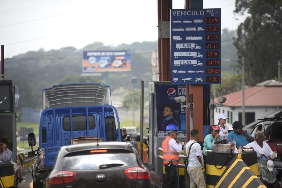 El Gobierno no cobrará peaje para circular en la Autopista Palín-Escuintla. (Foto: Wilder López/Soy502)