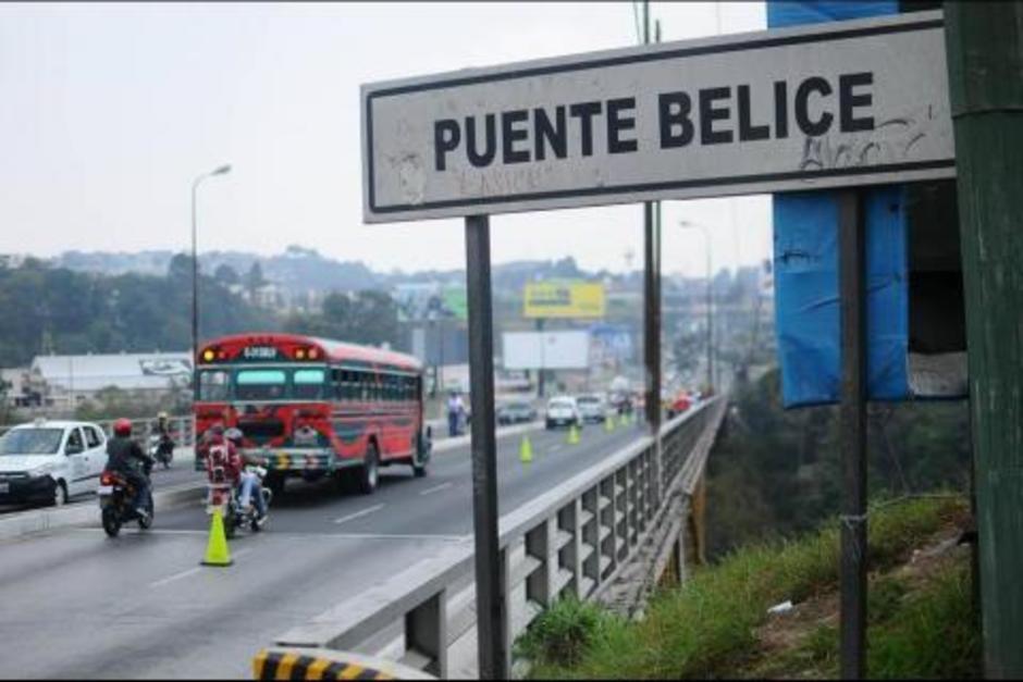La movilidad será restringida en las cercanías al Puente Belice. (Foto: archivo/Soy502)