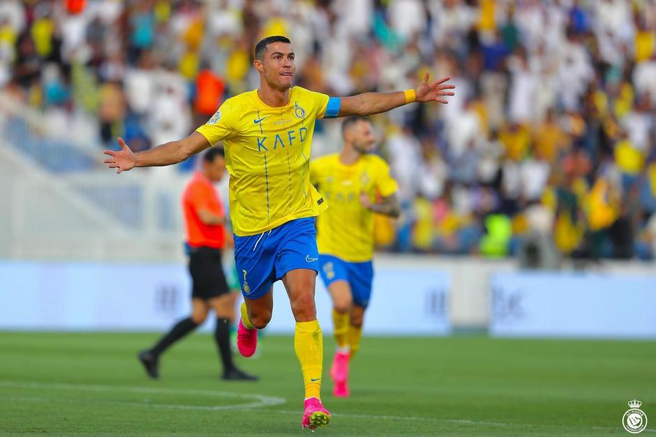El portugués contribuyó con el primer gol de su equipo que se llevó la victoria. (Foto: Al Nassr)