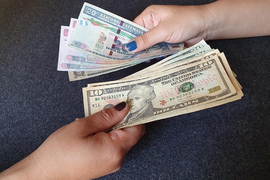 El Banco de Guatemala actualizó el tipo de cambio del quetzal frente al dólar este martes 8 de agosto.&nbsp;(Foto: Shutterstock)