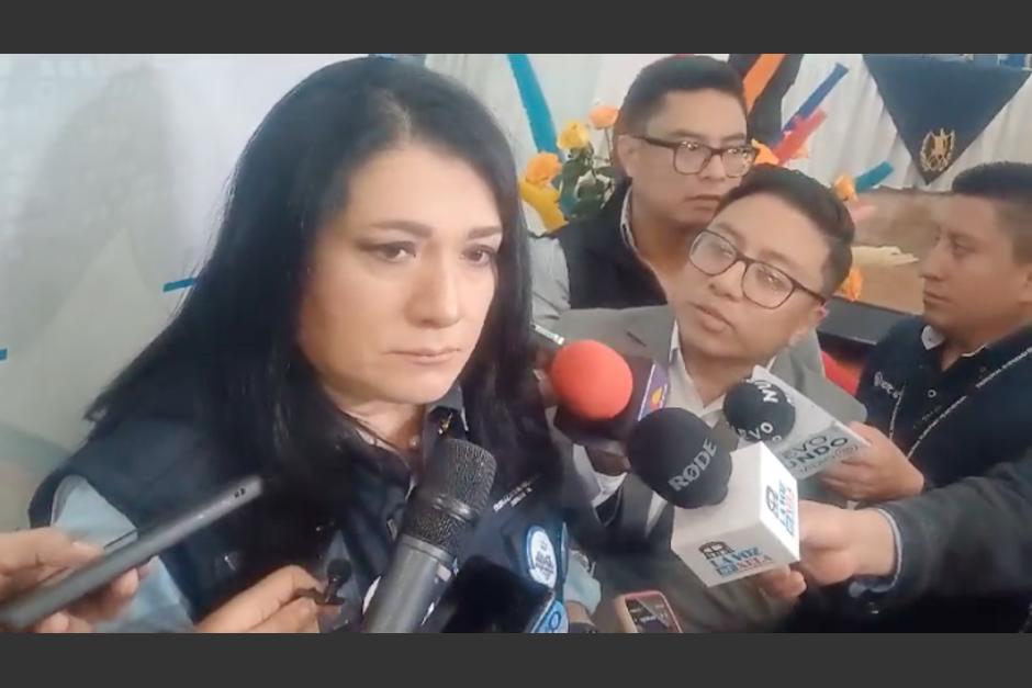 La magistrada Blanca Alfaro anunció su dimisión del cargo en el TSE. (Foto: captura de pantalla)