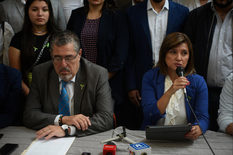 Bernardo Arévalo y Karin Herrera fueron electos Presidente y Vicepresidenta el 20 de agosto en segunda vuelta electoral en Guatemala. (Foto: Wilder López/Soy502)