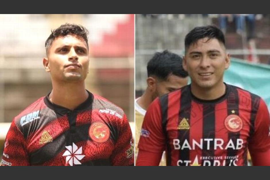 Joshua Parra y Oliver Díaz son los futbolistas de Coatepeque que sufrieron el accidente. (Foto: Noticias Coatepeque)