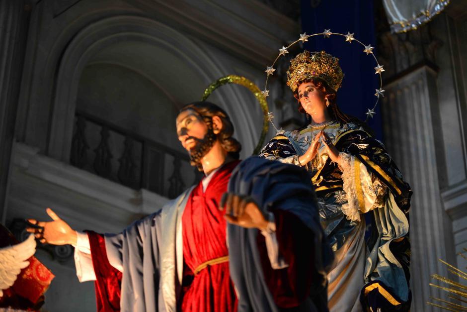 La procesión de la Virgen de la Inmaculada Concepción es uno de los eventos más esperados por los guatemaltecos católicos. (Foto: Jesús Alfonso/Soy502)&nbsp;