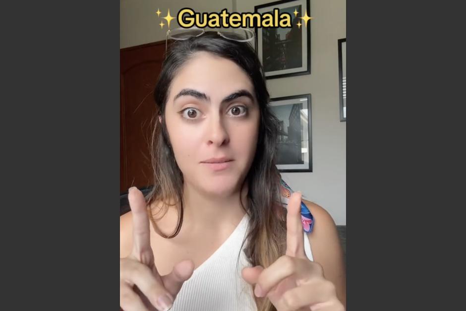 La viajera extranjera hizo una peculiar revelación sobre sus videos grabados en Guatemala. (Foto: captura de video)