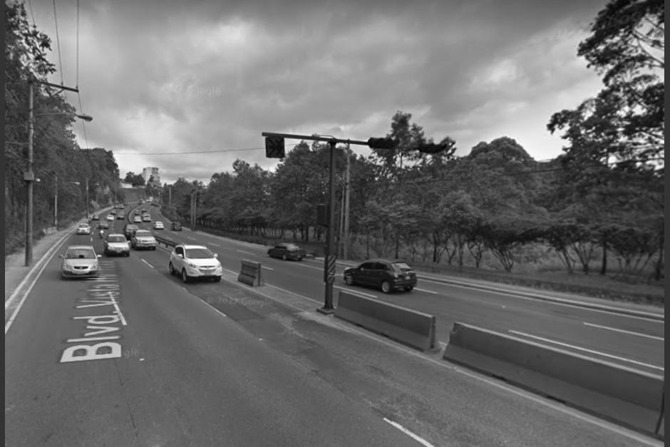 Un mortal accidente fue reportado por Bomberos Municipales en el bulevar Vista Hermosa, zona 15. (Foto ilustrativa: Google Maps)&nbsp;