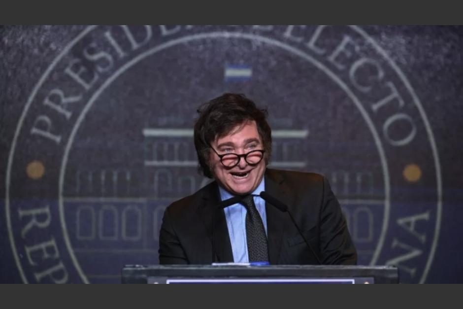 Javier Milei es el presidente electo de Argentina. (Foto: AFP)