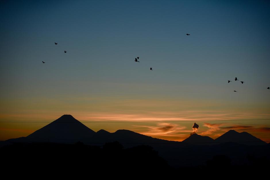 El atardecer del 20 de diciembre sorprendió a los guatemaltecos. (Foto: Wilder López/Soy502)