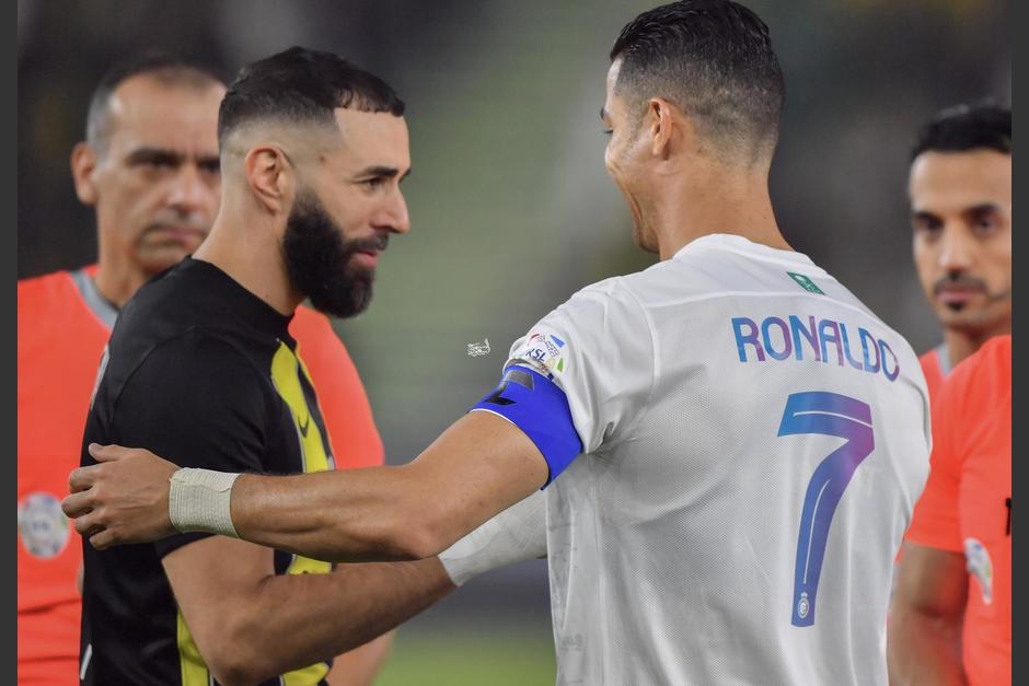Karim Benzema y Cristiano Ronaldo se enfrentaron en la jornada 17 de la Liga Profesional Saudí. (Foto: MT)
