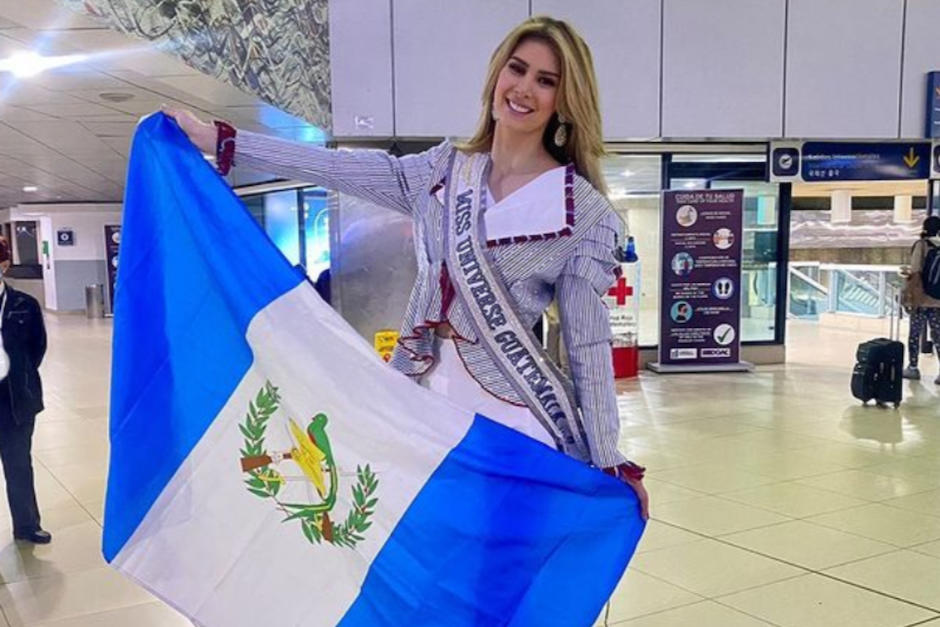 La guatemalteca fue despedida a lo grande en el aeropuerto. (Foto: Instagram)