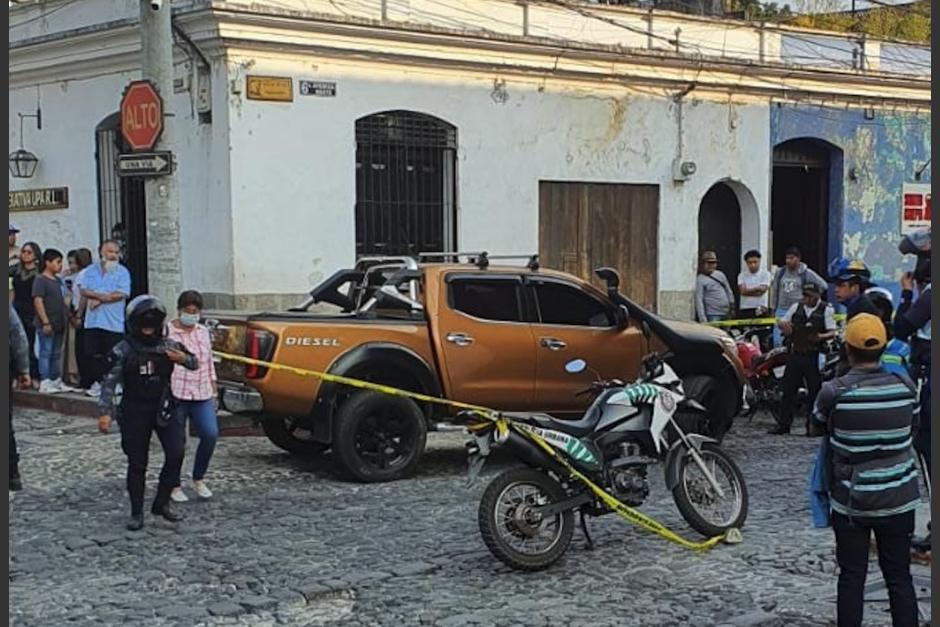 Esto se sabe de la balacera ocurrida en Antigua Guatemala