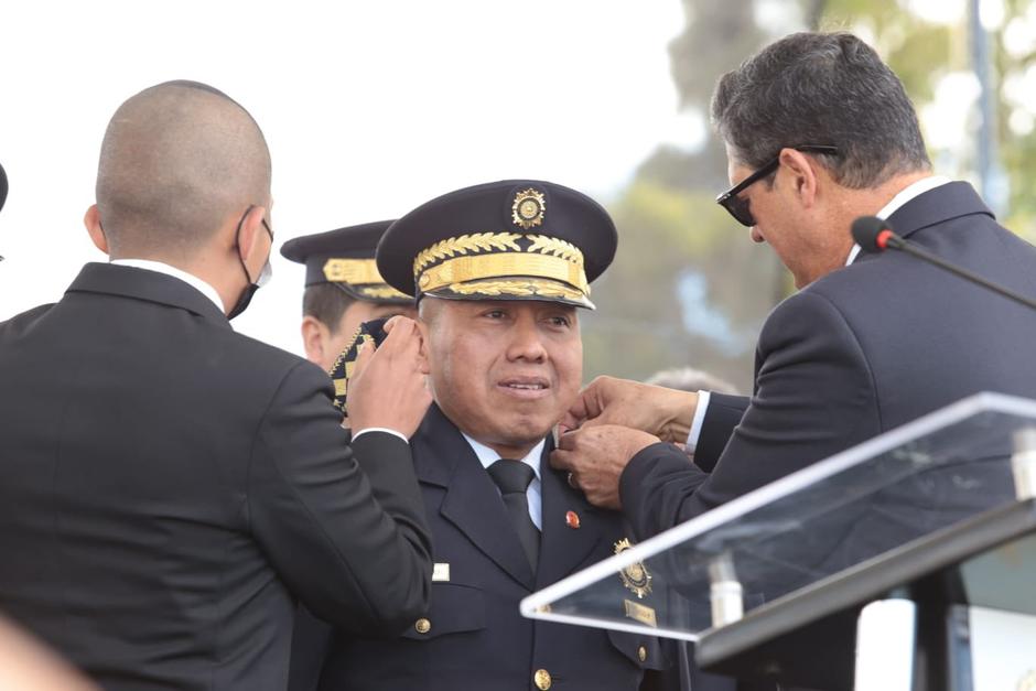El Ministerio de Gobernación confirmó los cambios en la cúpula policial. Edwin Ardiano López es el nuevo director de la PNC. (Foto: Mingob)
