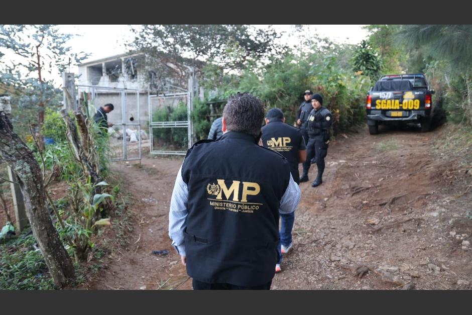 MP realiza allanamientos en varios municipios en busca de la banda de saqueadores de viviendas. (Foto: MP)