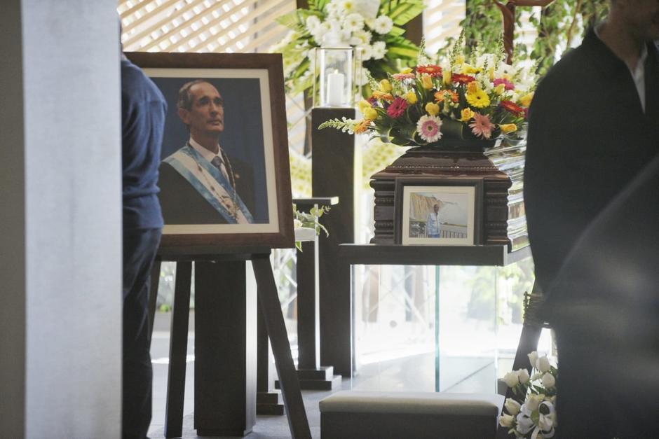 El funeral del expresidente Álvaro Colom murió a los 71 años de edad. (Foto: Wilder López/Soy502)&nbsp;