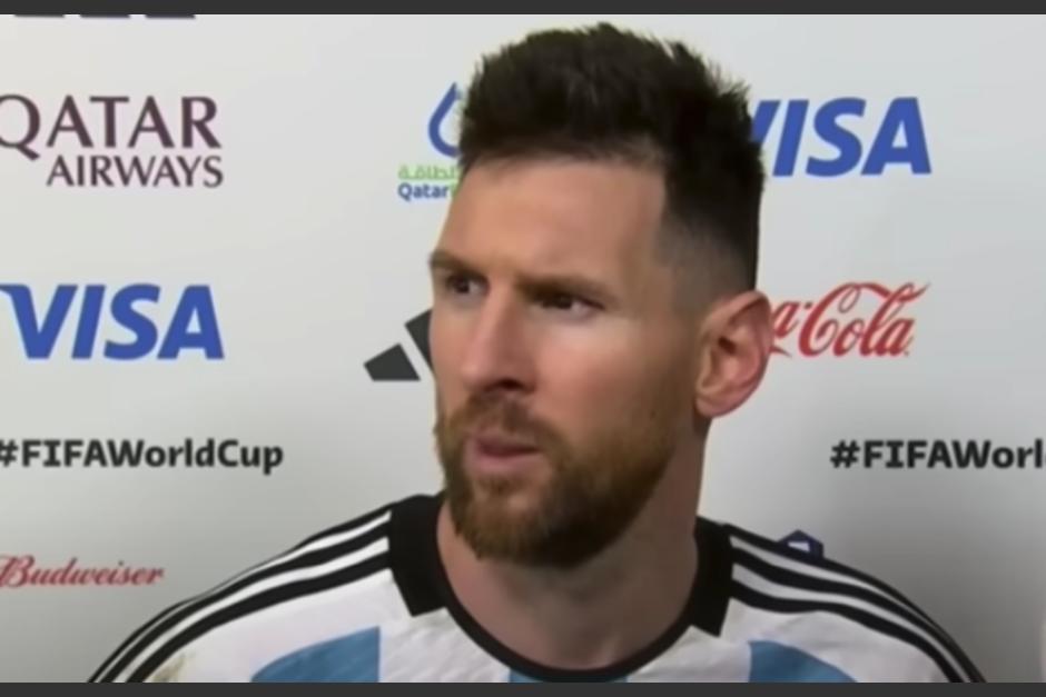 Lionel Messi se ganó un premio por su expresión ¿Qué mirás bobo?. (Foto: Captura de pantalla)