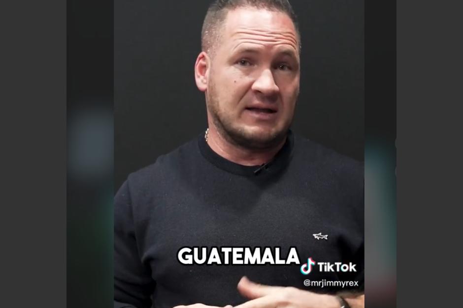 El creador de contenido Jimmy Rex destacó a Guatemala en su top 5 de países visitados. (Foto: captura de pantalla)