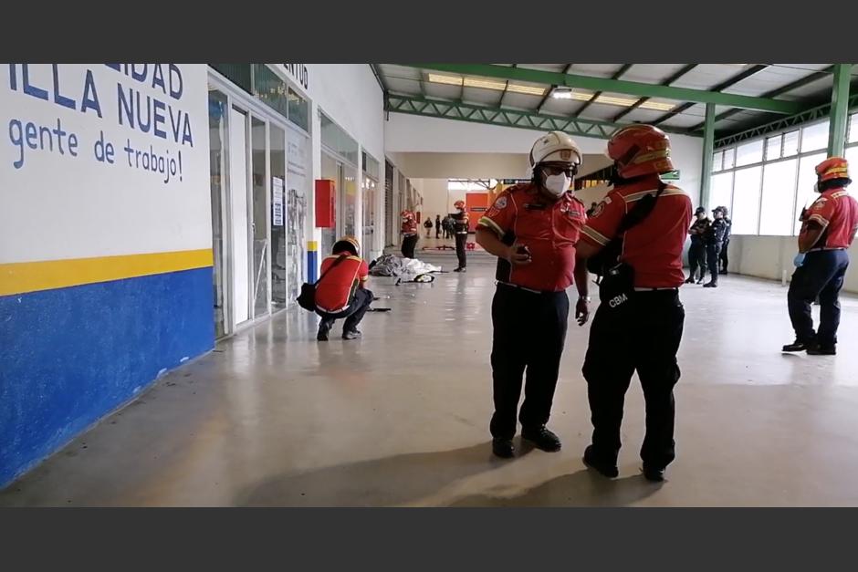 Balacera en el Centra Sur habría dejado sin vida a dos agentes de seguridad privada. (Foto: captura de video)
