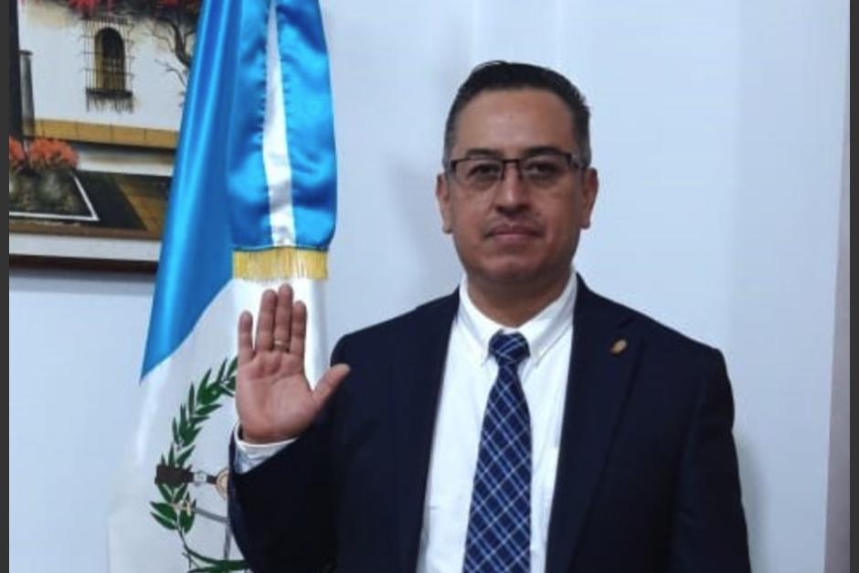 Oscar Antonio Cruz Quiñónez fue nombrado subsecretario de la Sosep durante la administración de Alejandro Giammattei. (Foto: Secretaría General)