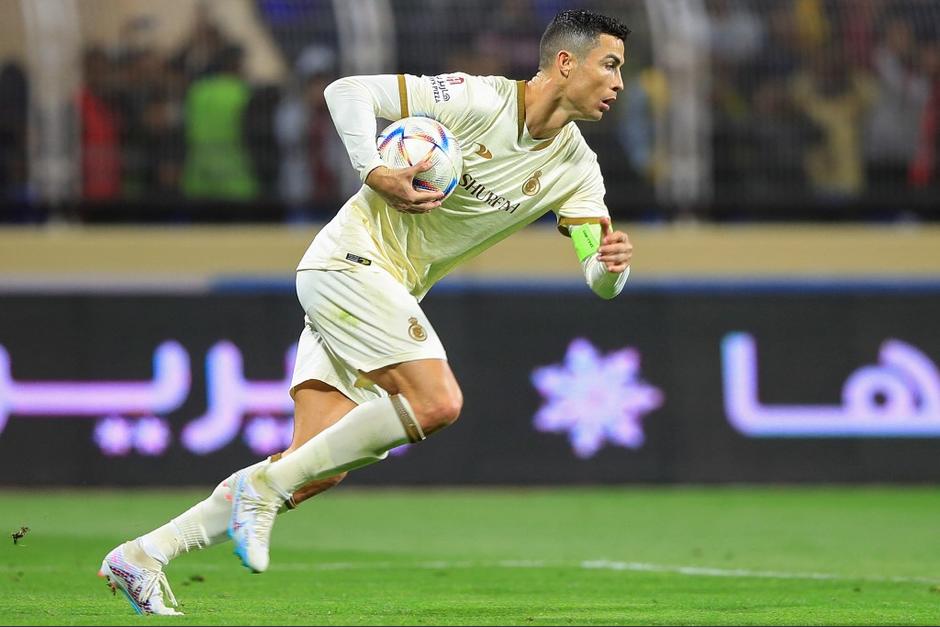 Cristiano Ronaldo marca cuatro golazos en Arabia Saudita. (Foto: AFP)