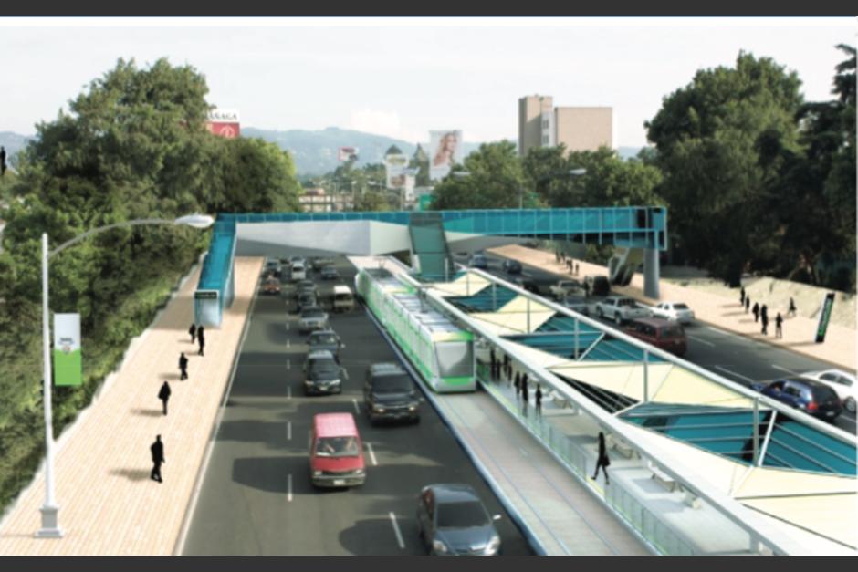 El proyecto busca facilitar la movilidad en el corredor calzada San Juan-bulevar Los Próceres. (Ilustración: Anadie)