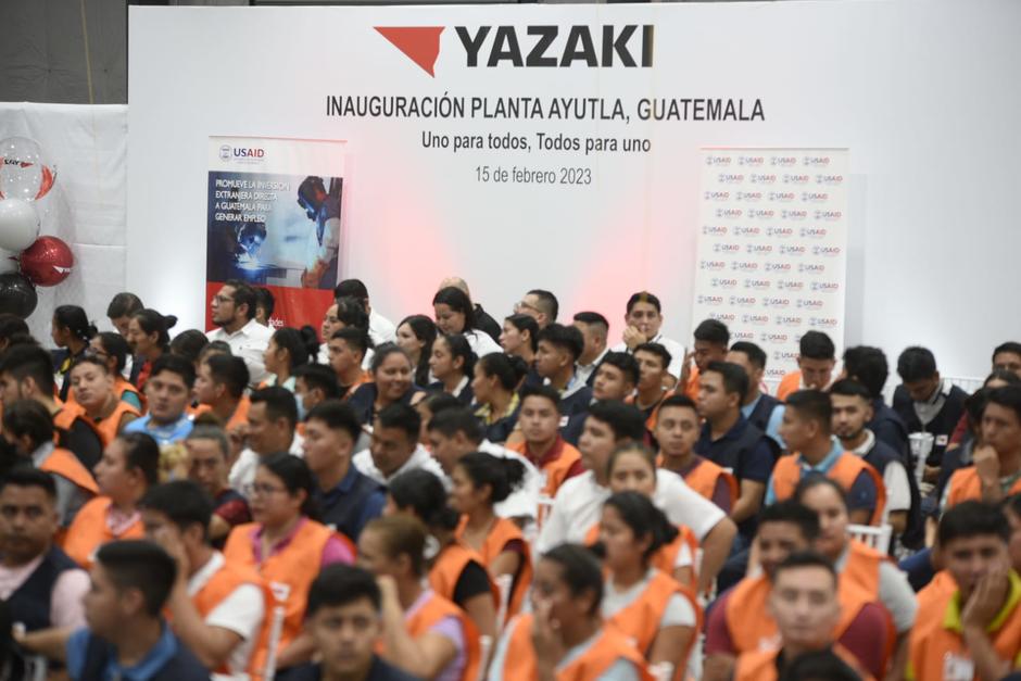 Yazaki inició operaciones en Guatemala este 15 de febrero. (Foto: Wilder López/soy502)