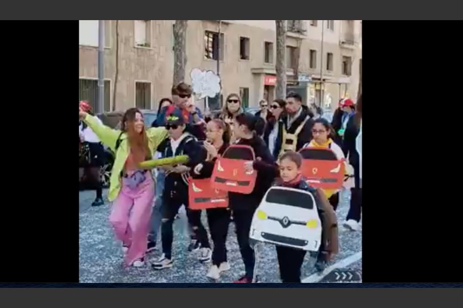 Elogian a Shakira en Carnaval de España. (Foto: captura de pantalla)&nbsp;