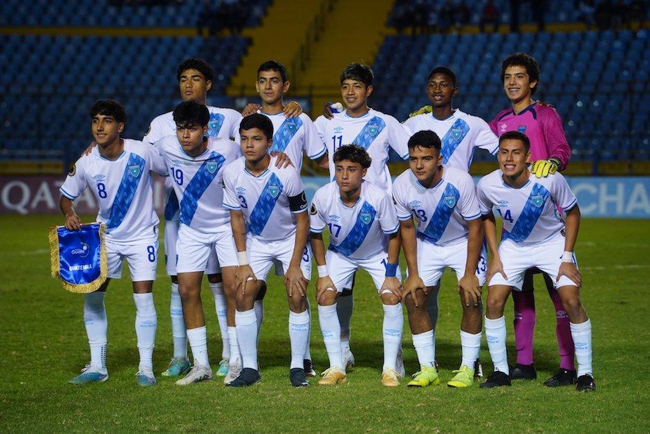 Guatemala se enfrentó a Jamaica en el Premundial de la Sub-17 (Foto: Fedefut)
