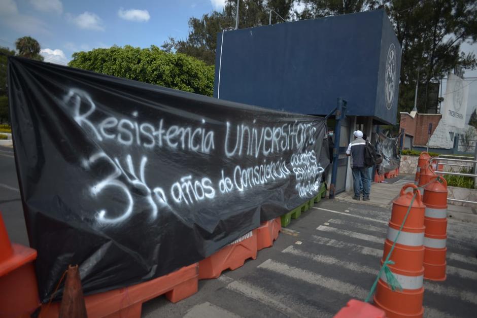 Las instalaciones del campus central de la Usac fueron tomadas desde el 5 de mayo del año pasado, en rechazo a la elección de Walter Mazariegos como rector. (Foto: Archivo/Soy502)