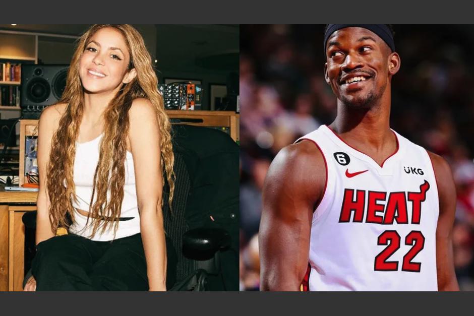 Shakira y el jugador de la NBA, Jimmy Butler. (Foto: Instagram)