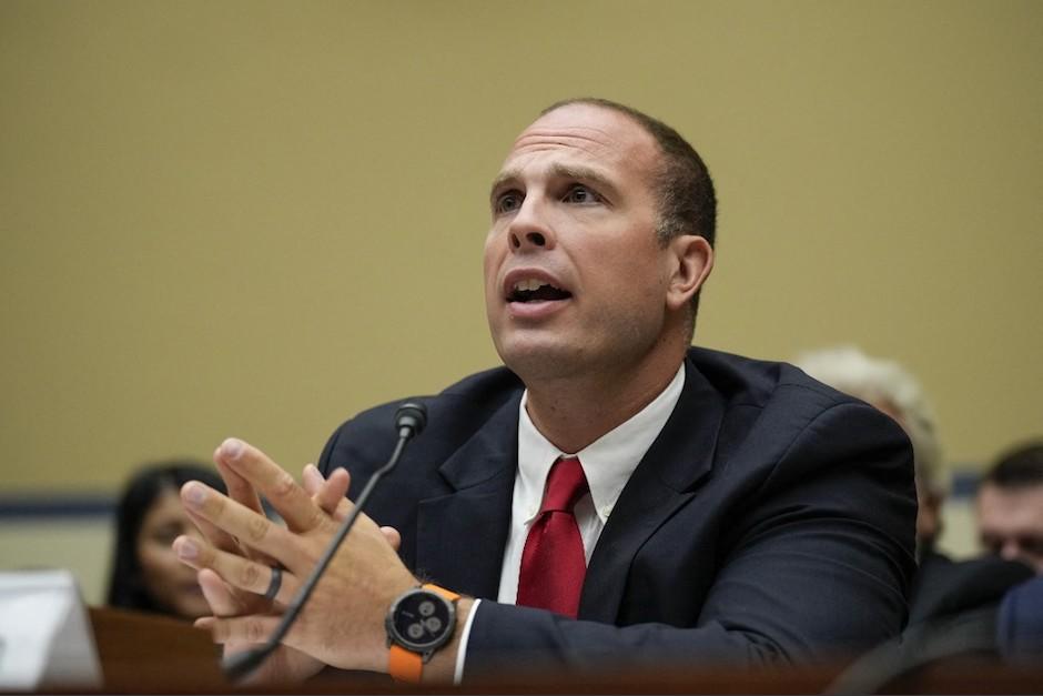 David Grusch, exfuncionario de inteligencia dijo en el Congreso que EE.UU. oculta información sobre ovnis. (Foto: AFP)