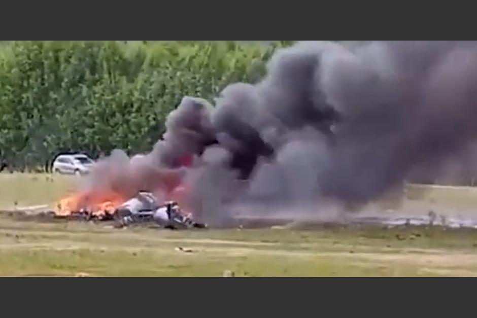 Un helicóptero se estrelló en la región rusa de Siberia.&nbsp;(Foto: Captura de video)