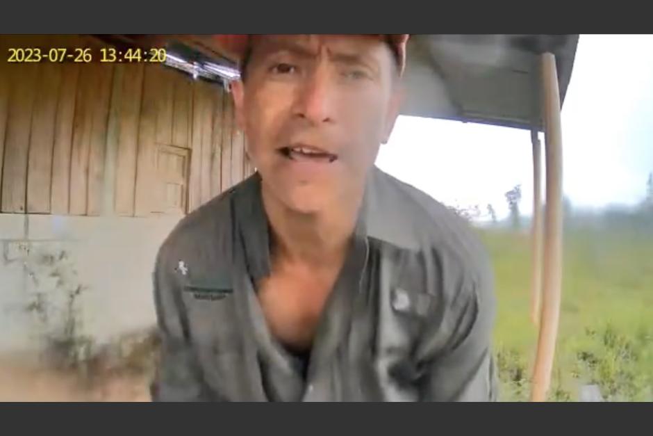 Mauricio Cifuentes desapareció el miércoles en Petén tras realizar un trabajo de instalación de cámaras. (Foto: Captura de video)