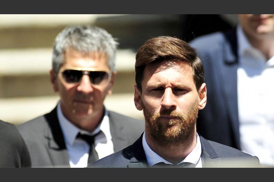 Jorge Messi y Lionel Messi. (Foto: TyC Sports)