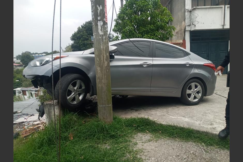 Un hombre se robó un vehículo, secuestro al piloto y fue perseguido por la PNC. (Foto: PNC).&nbsp;