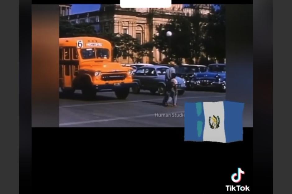 Un video de los años 50 y 60 revivió el recuerdo de los guatemaltecos. (Foto: captura de pantalla)&nbsp;