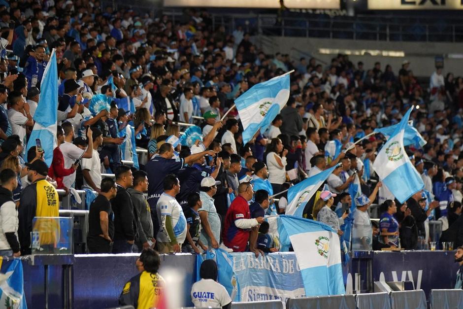 Siempre hay buena afluencia de aficionados cuando Guatemala juega en Estados Unidos. (Foto: Fedefut)