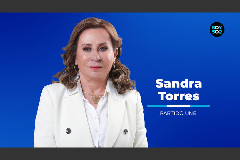 Sandra Torres, es la candidata presidencial por el partido UNE. (Foto: Wilder López/Soy502)