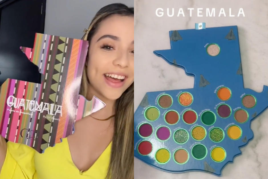 Una firma de cosméticos hizo esta interesante paleta en honor a Guatemala. (Fotos: Bygtbeauty)
