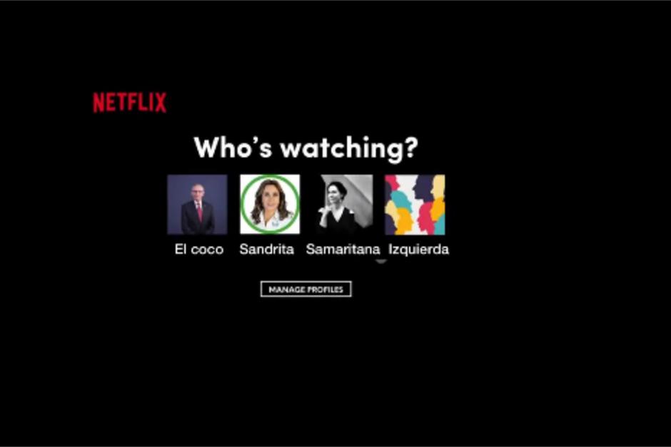 La candidata presidencial recreó Netflix para mostrar su propia "serie". (Foto: captura de pantalla)