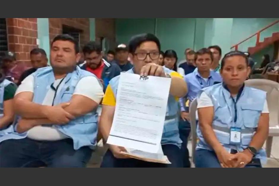 Junta Electoral de Malacatán seguirá en su cargo, pese a amenazas. (Foto: Captura de video)