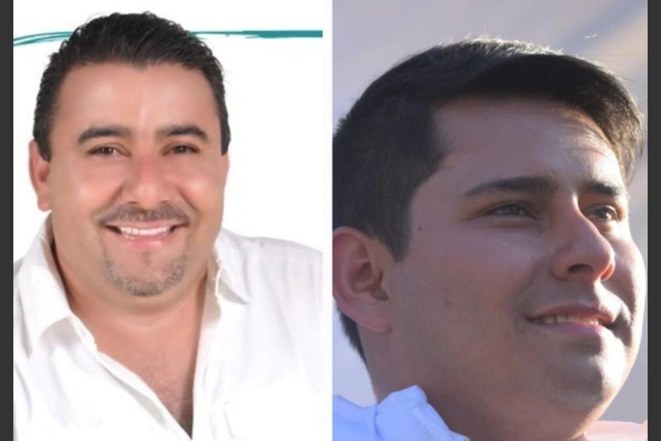 Mynor Morales y su hijo se postularon como alcaldes. (Foto: Redes Sociales)