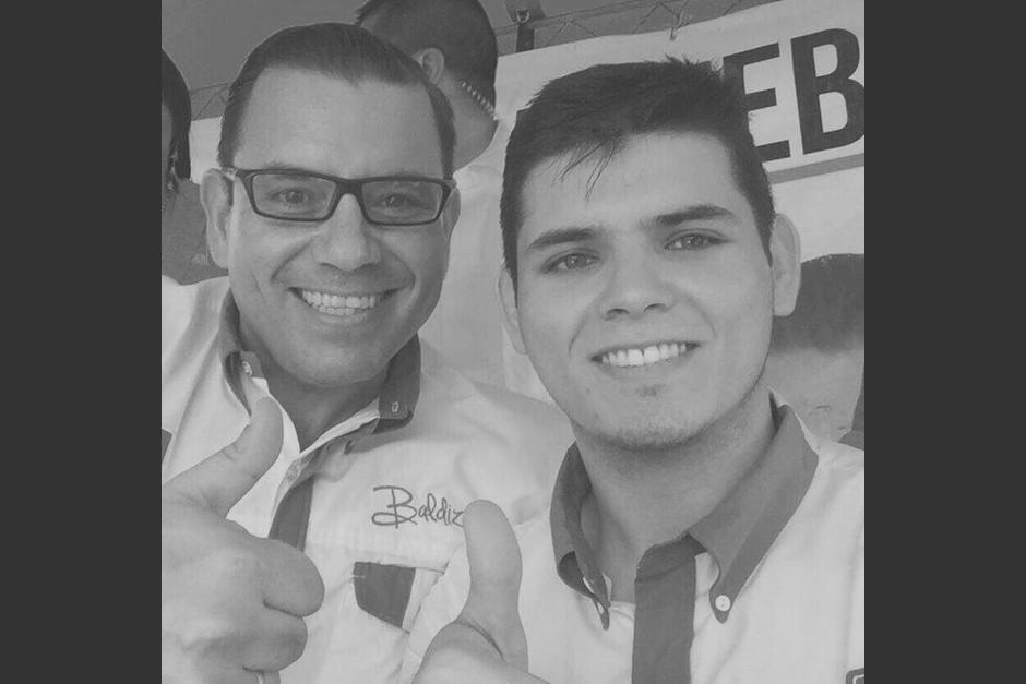 Uno de los hijos de Manuel Baldizón fue postulado como candidato a diputado por Petén. (Foto: redes sociales)