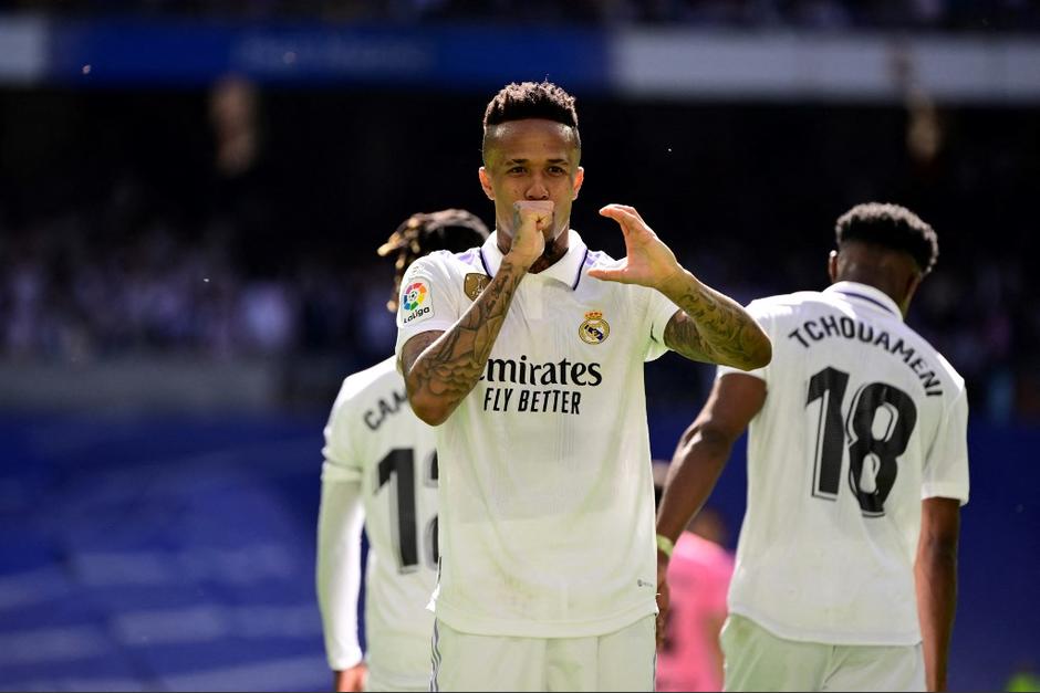 Militao marcó uno de los goles de la victoria del Real Madrid sobre el Espanyol. (Foto: AFP)