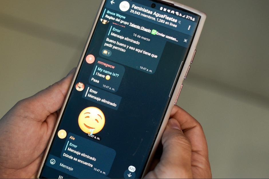El MP explicó cuáles son los delitos que incurren los miembros que participan en el grupo de Telegram "Talento Chapín. (Foto: Soy502)&nbsp;