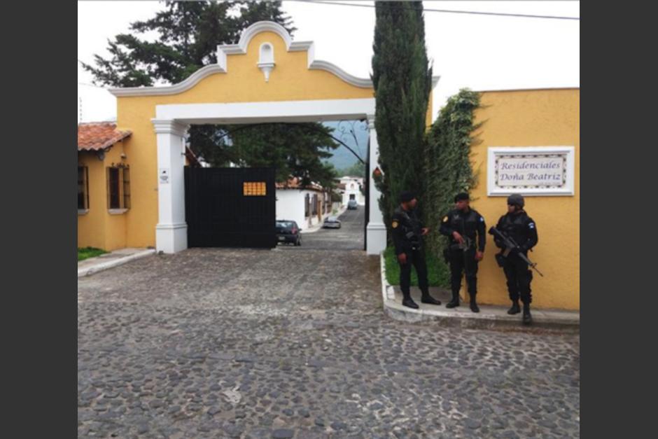 La vivienda en Antigua Guatemala se encuentra en renta. (Foto: MP)