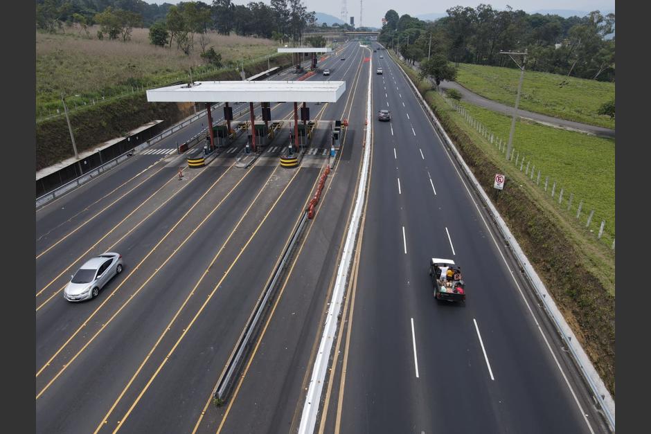 El paso por la autopista Palín - Escuintla está libre. (Foto: Wilder López/Soy502)