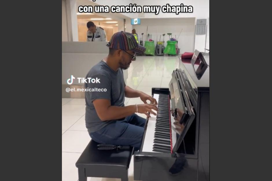 El tiktoker mexicano sorprendió a sus paisanos con una melodía guatemalteca. (Foto: captura de video)