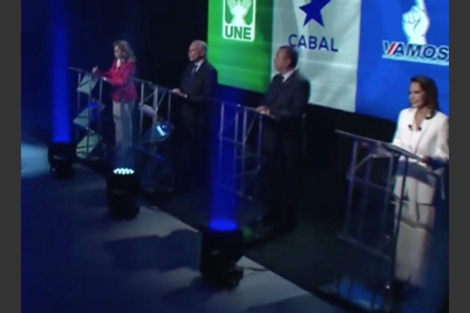El candidato Edmond Mulet acusa a la presidenciable Sandra Torres de ser quien "resucitó" a Joviel Acevedo. (Foto: captura de video)