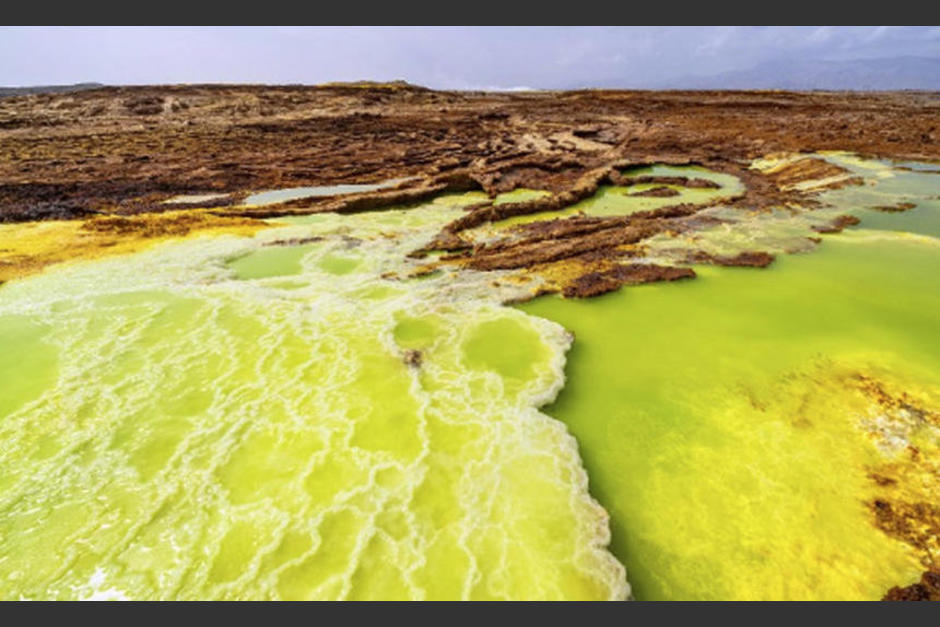 En Etiopía se encuentra el&nbsp;complejo geotérmico de Dallol. &nbsp;(Foto: Telemundo)
