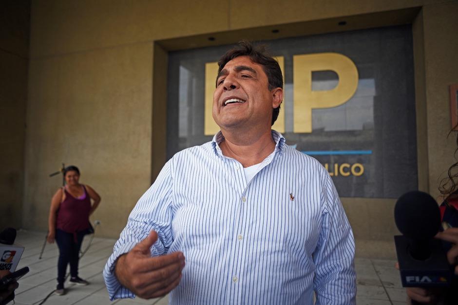 La candidatura presidencial de Carlos Pineda fue suspendida luego de un amparo provisional otorgado al partido Cambio, de los hijos de Manuel Baldizón. (Foto: Wilder López/Soy502)